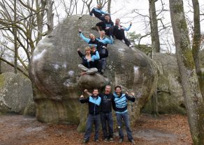 Fontainebleau 2016 Ostern Teamfahrt Gruppenfoto