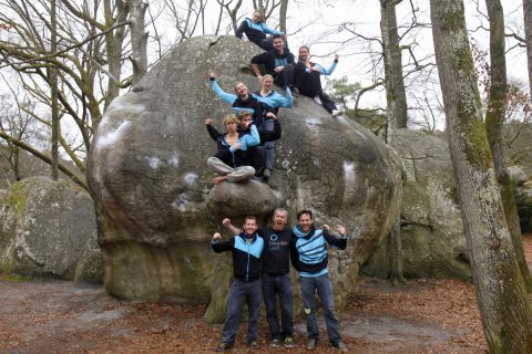 Fontainebleau 2016 Ostern Teamfahrt Gruppenfoto