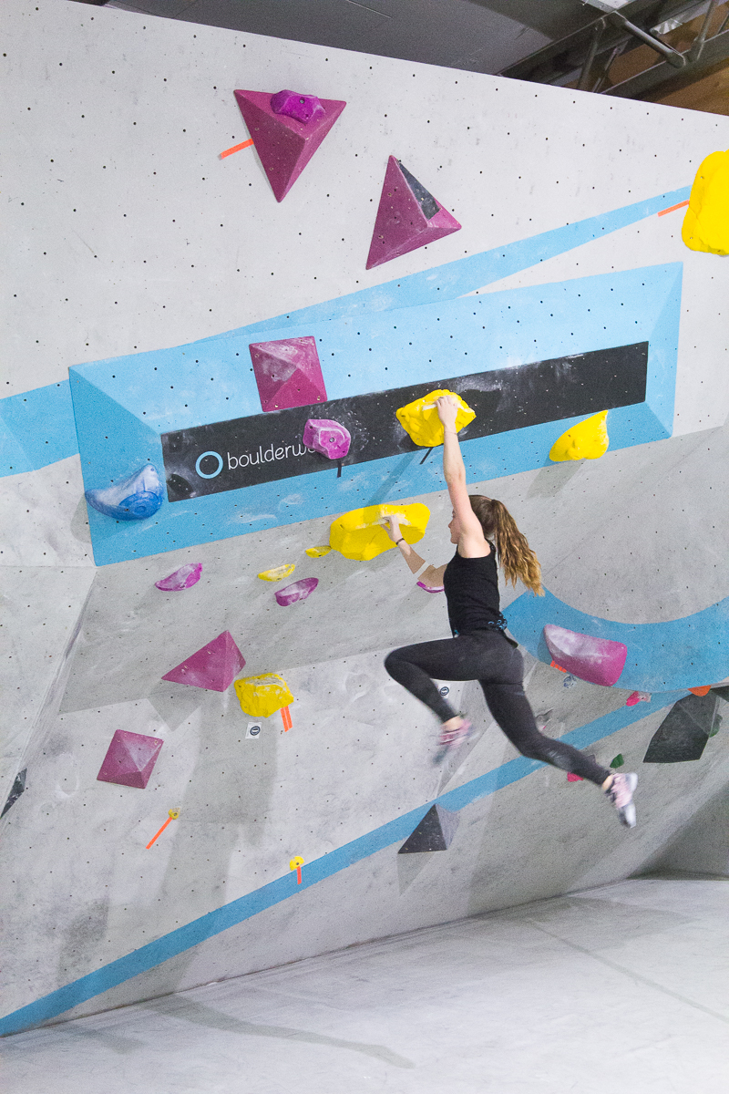 Fred Fell in Boulder Nummer 4 Boulderwelt München Ost