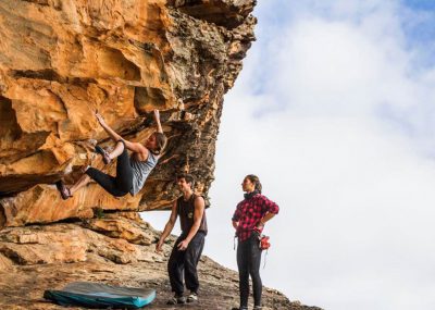 Isi aus unserem Boulderwelt Athletenteam ist in den Grampians in Australien unterwegs und zieht einige schwere Boulder!