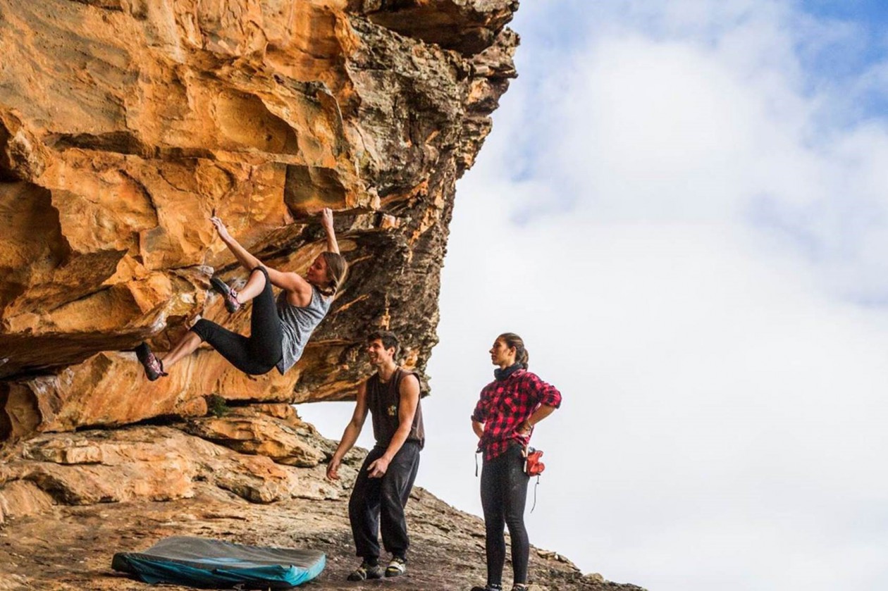 Isi aus unserem Boulderwelt Athletenteam ist in den Grampians in Australien unterwegs und zieht einige schwere Boulder!