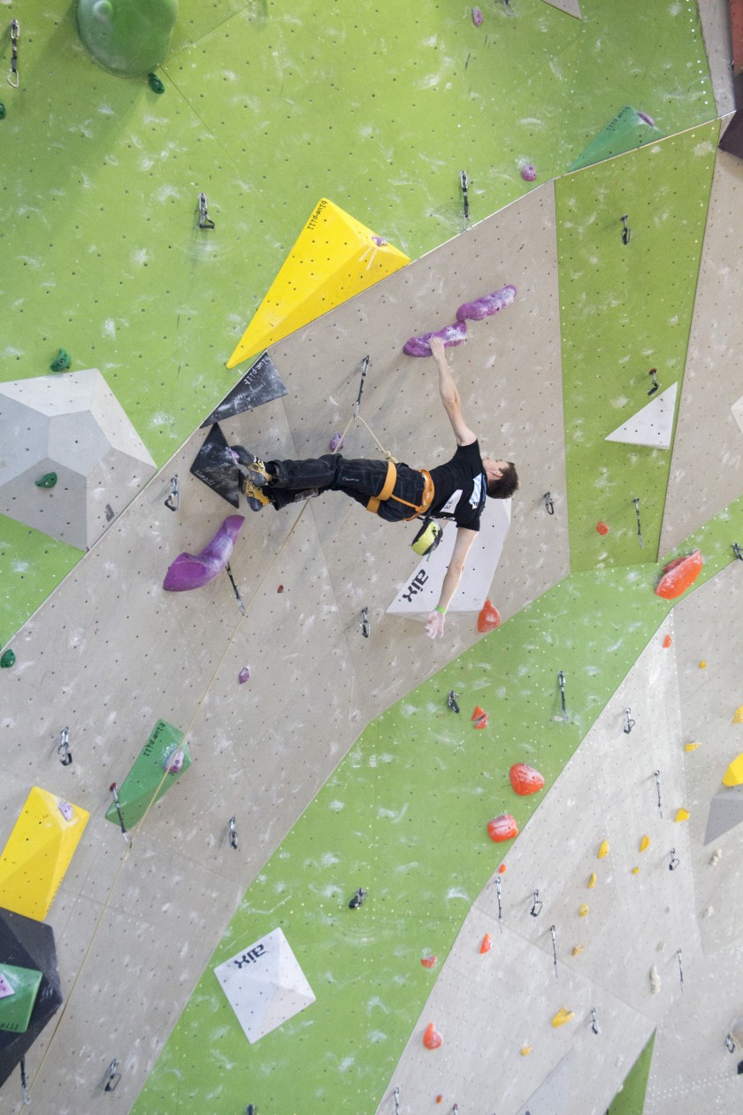 Boulderwelt Athletenteam steffen auf der Süddeutschen Meisterschaft in Neu Ulm