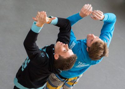 Boulderwelt Athletenteam steffen auf der Süddeutschen Meisterschaft in Neu Ulm