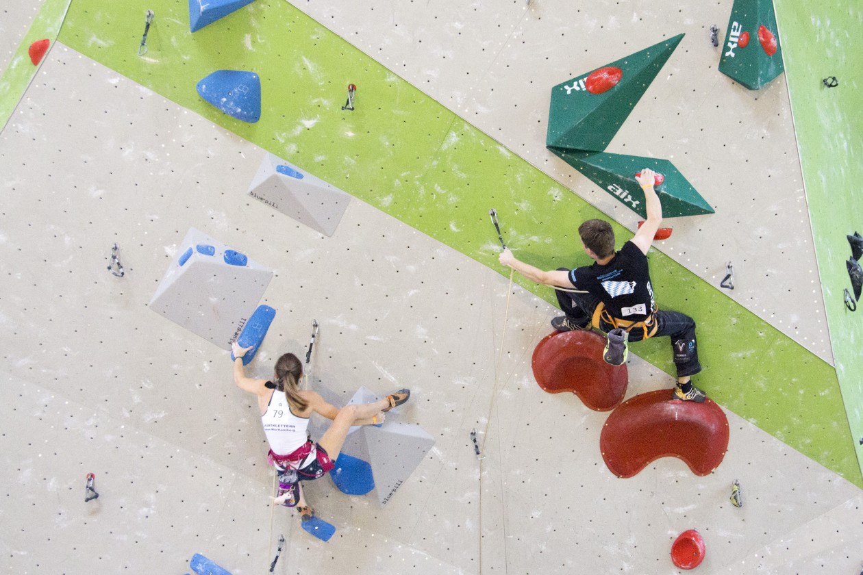 Boulderwelt Athletenteam steffen auf der Süddeutschen Meisterschaft in Neu Ulm