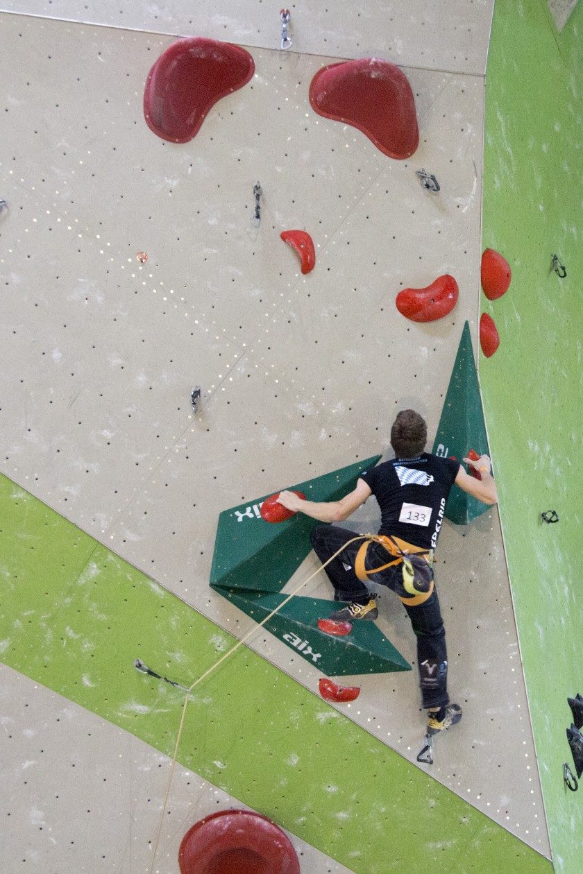 Boulderwelt Athletenteam steffen auf der Süddeutschen Meisterschaft in Neu Ulm