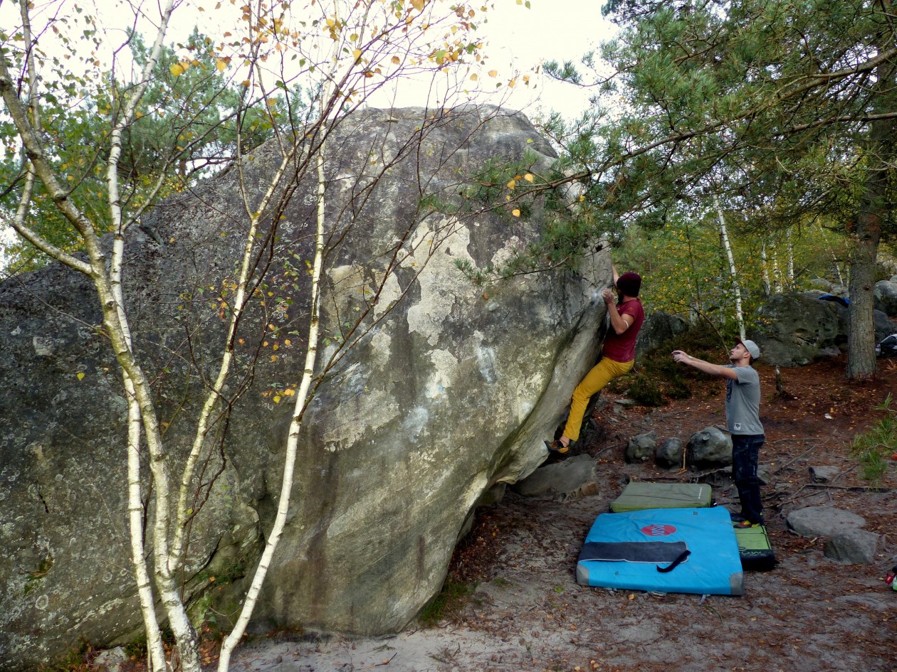 Bouldern in Fontainebleau