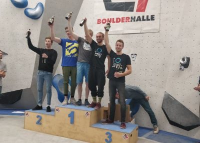 Podiumsplätze für das Boulderwelt Athletenteam bei der letzten Runde der Soulmoves Süd 10 im E4