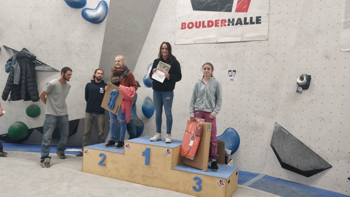 Podiumsplätze für das Boulderwelt Athletenteam bei der letzten Runde der Soulmoves Süd 10 im E4