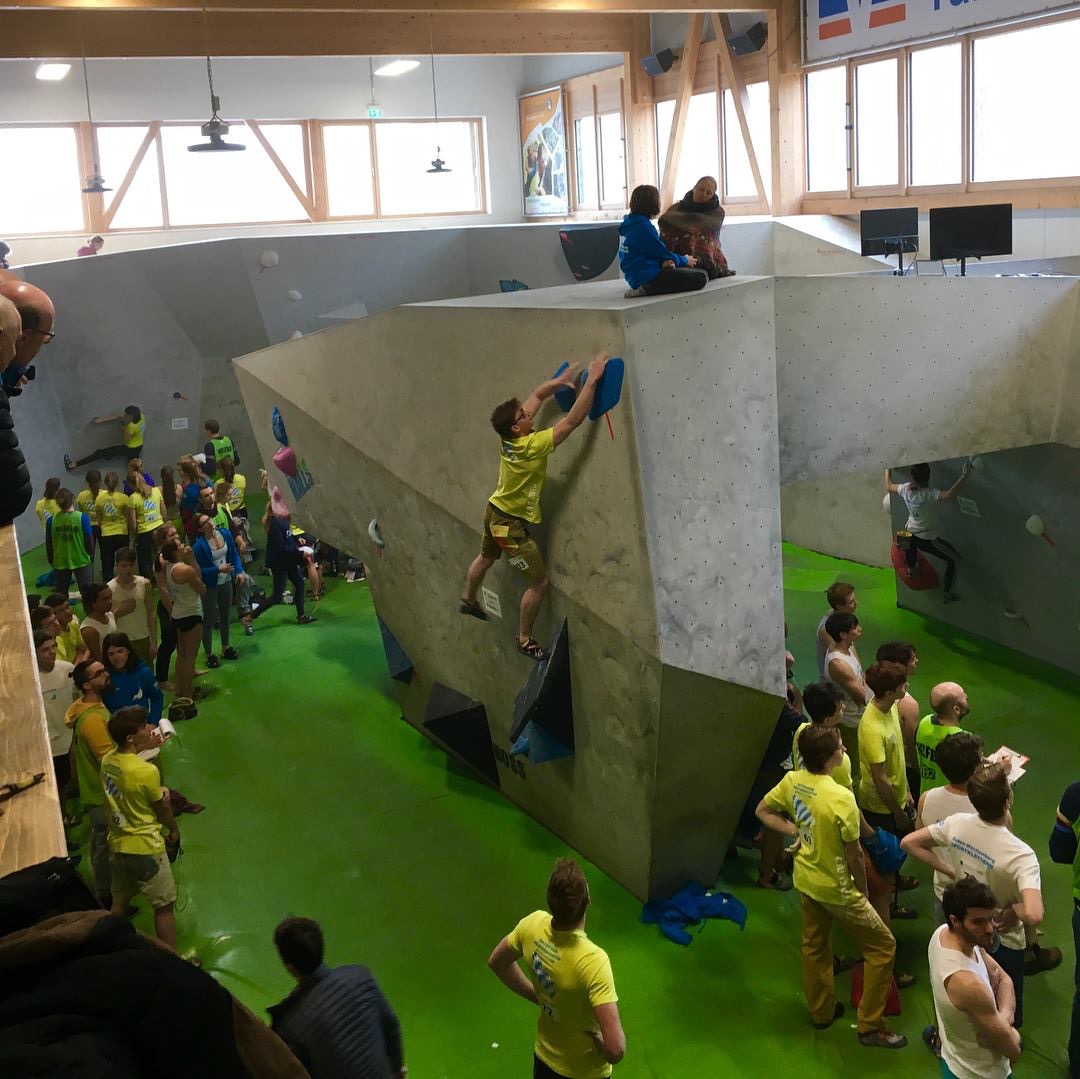 Süddeutsche Meisterschaft im Bouldern Tübingen 2018 Boulderwelt