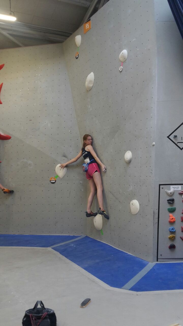 Jojo von den Boulderwelt Youngsters erzählt von ihren Erfahrungen auf dem Deutschen Jugend Bouldercup