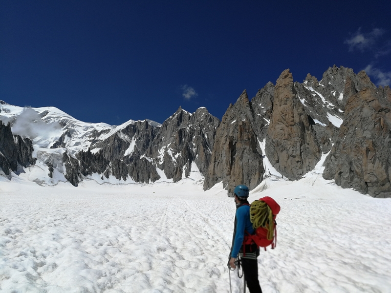 Boulderwelt Athletenteam Trainer Tom und Christoph waren auf dem Gran Capucin unterwegs