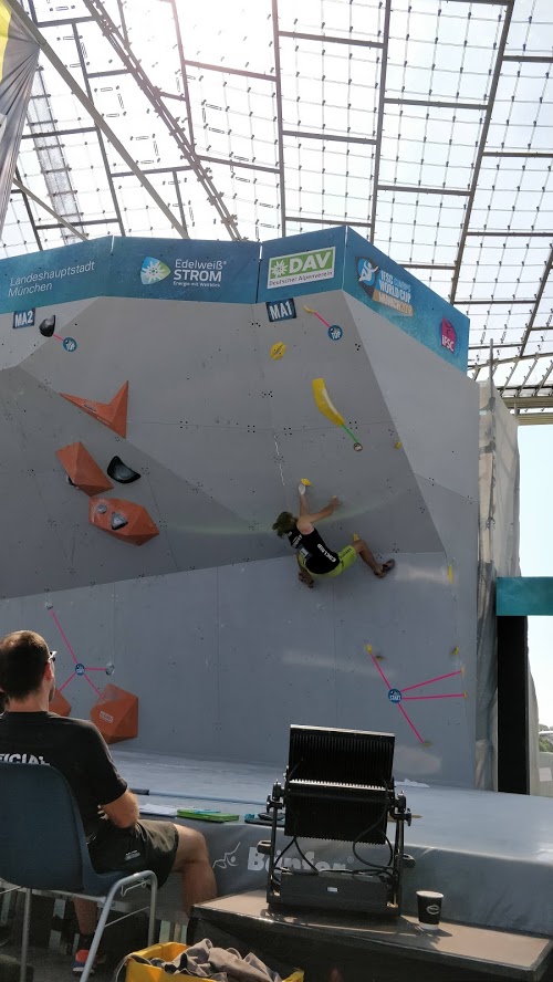 World Cup München Bouldering Boulderwelt München Nadia Hoffmann