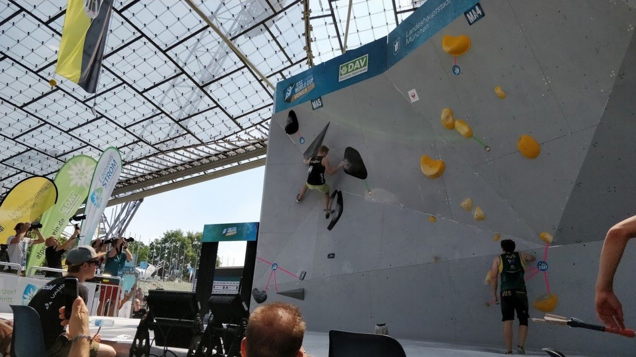 World Cup München Bouldering Boulderwelt München Nadia Hoffmann