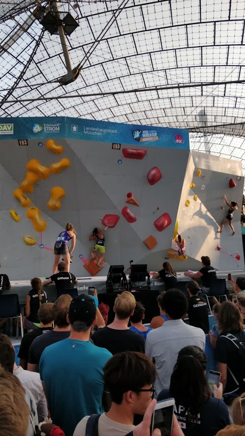 World Cup München Bouldering Boulderwelt München Nadia Hoffmann