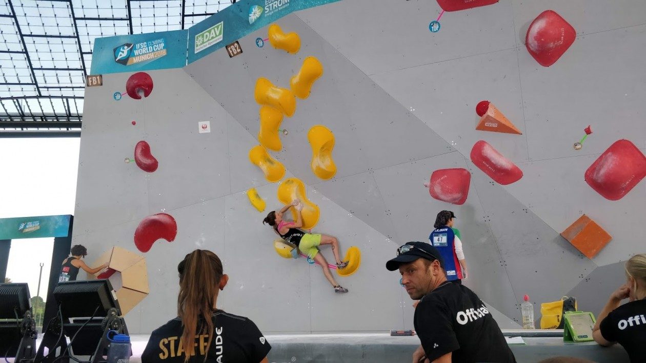 World Cup München Bouldering Boulderwelt München Nadia Hoffmann