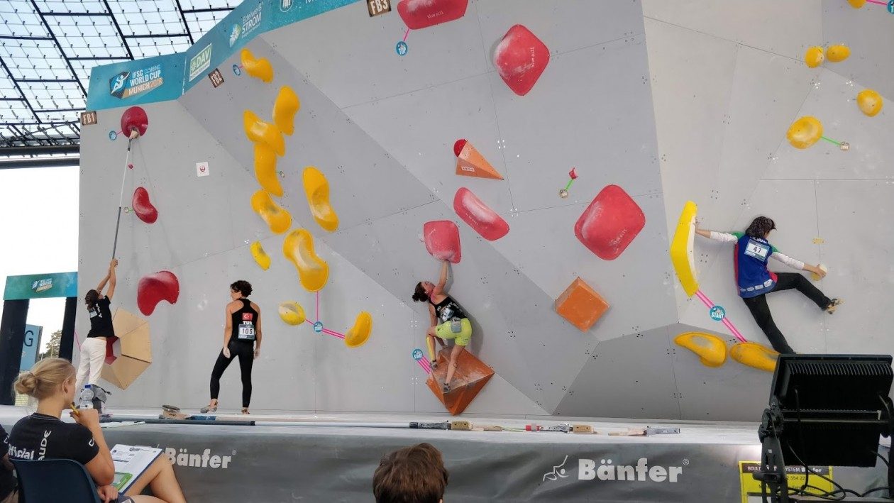 World Cup München Bouldering Boulderwelt München Nadia Hoffmann