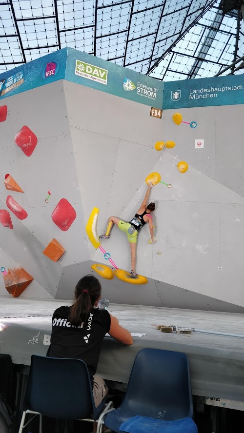 World Cup München Bouldering Boulderwelt München Nadia Hoffmann