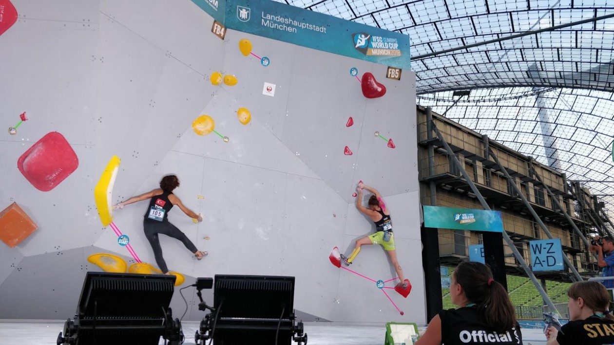 World Cup München Bouldering Boulderwelt München Nadia Hoffmann