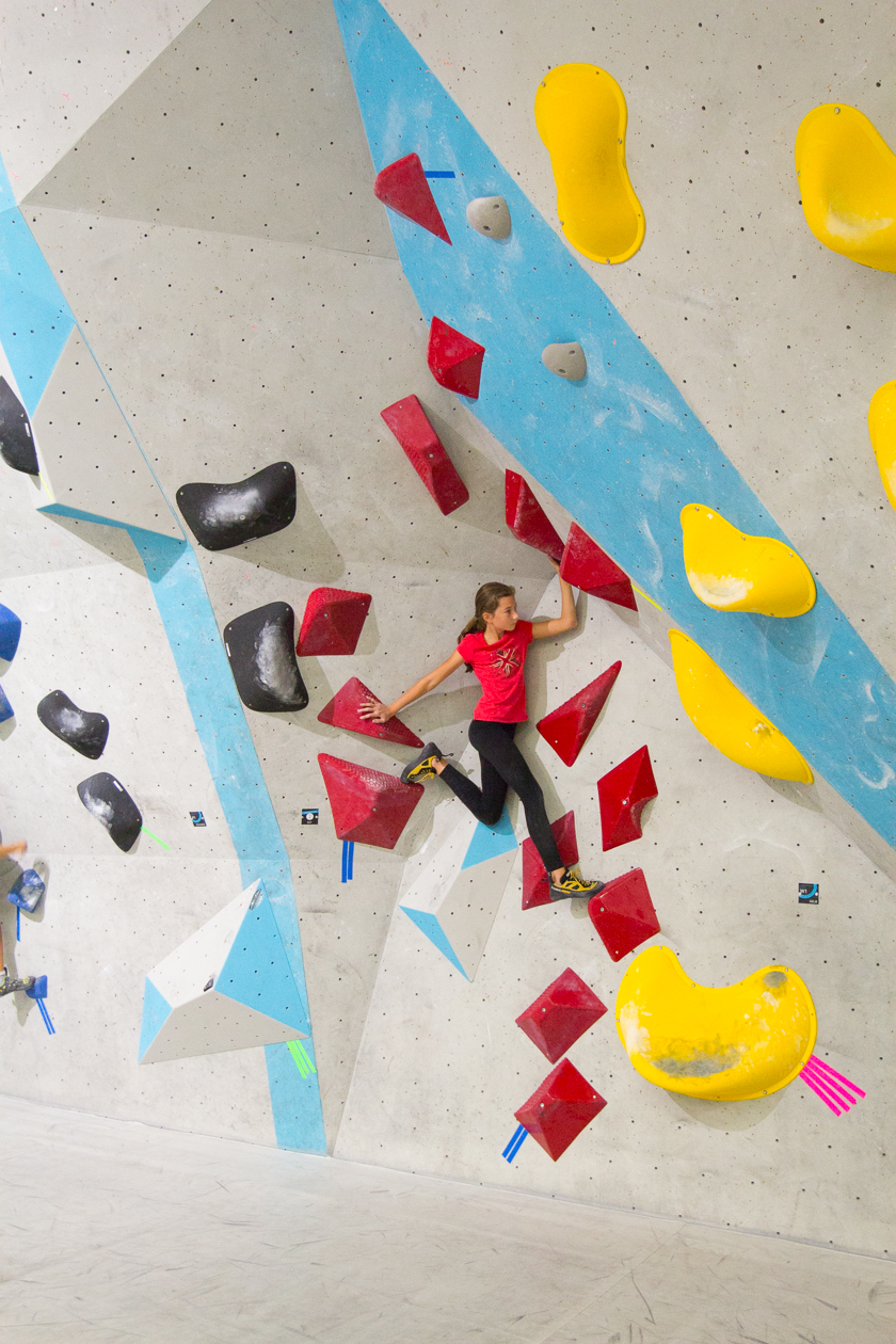 Übergreifende Wettkampfsimulation für alle Boulderwelt Youngsters in der Boulderwelt München Ost