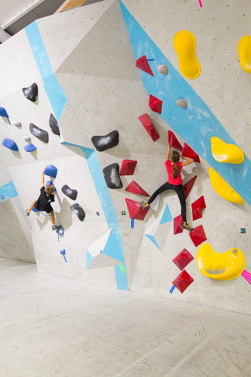 Übergreifende Wettkampfsimulation für alle Boulderwelt Youngsters in der Boulderwelt München Ost