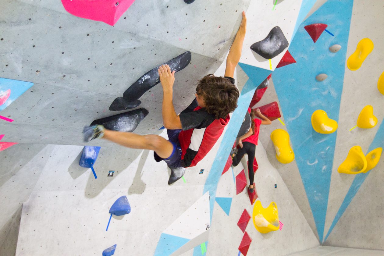 Übergreifende Wettkampfsimulation für alle Boulderwelt Youngsters in der Boulderwelt München Ost