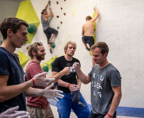 Boulderwelt Athletenteam beim 6. Nürnberger Bouldercup im E4