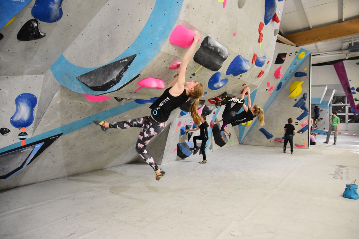 Boulderwelt Youngsters Wettkampfsimulation