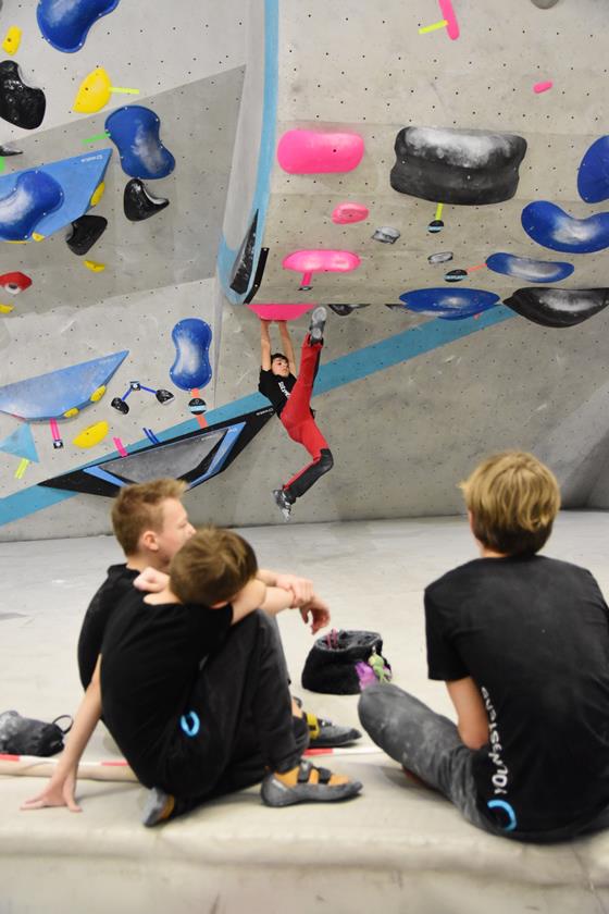 Boulderwelt Youngsters Wettkampfsimulation