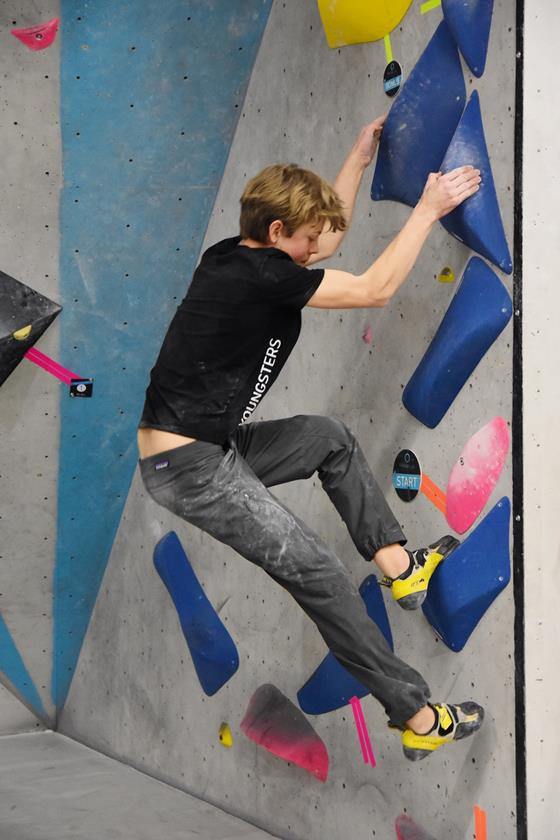 Boulderwelt Youngsters Wettkampfsimulation