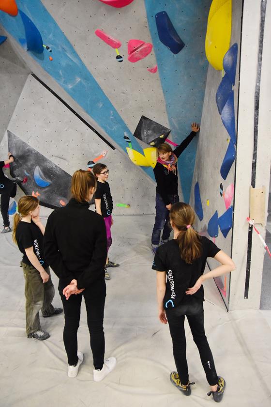 Boulderwelt Youngsters Wettkampfsimulation