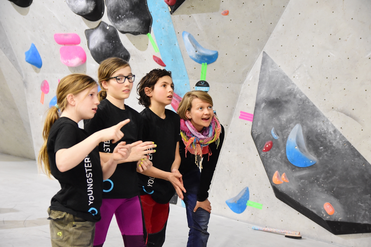 Boulderwelt Youngsters Wettkampfsimulation