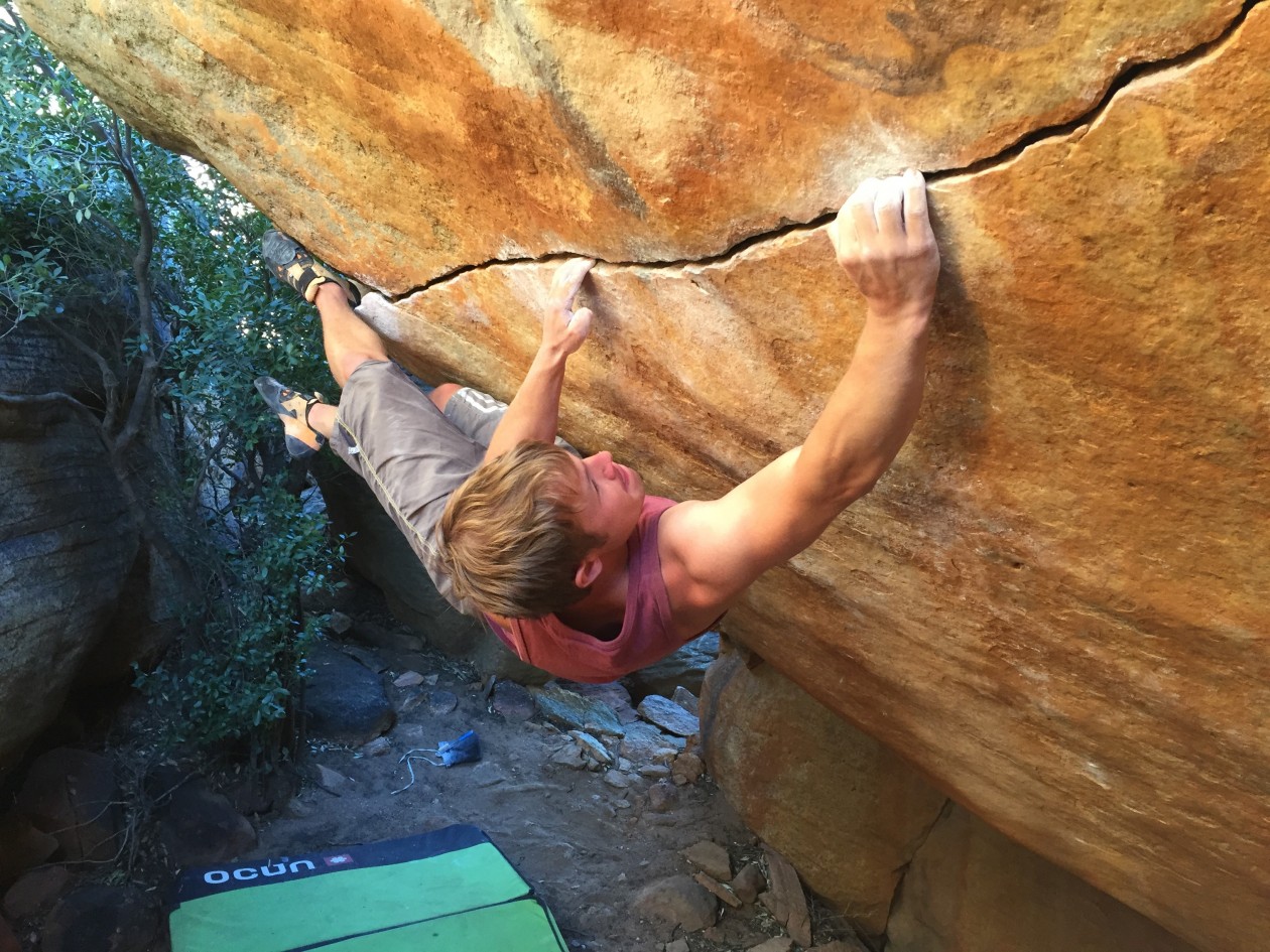 Flo aus dem Athletenteam berichtet von dem beliebten Bouldergebiet Rocklands in Süd Afrika