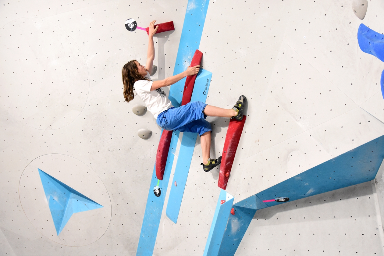 Erste Wettkampfsimulation 2020 in der Boulderwelt München Ost für unsere Youngsters