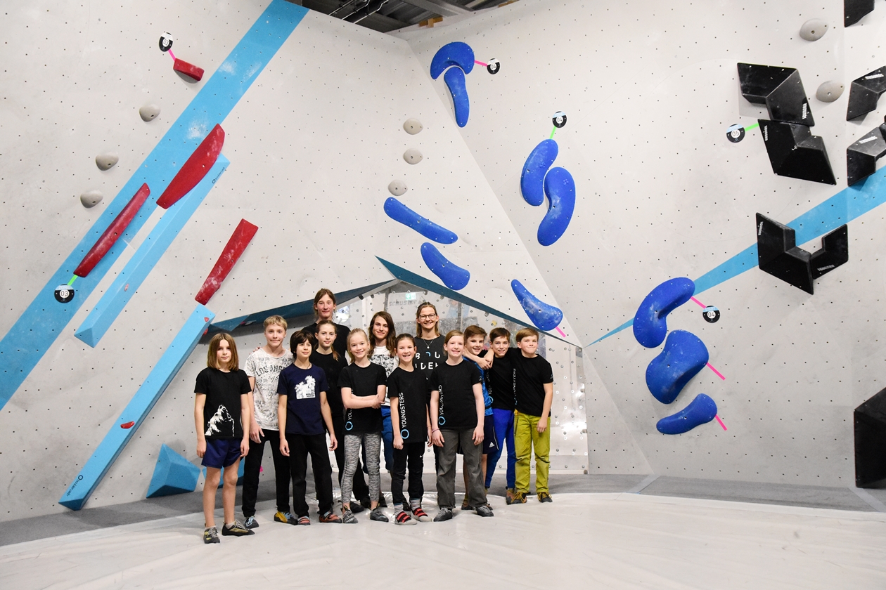 Erste Wettkampfsimulation 2020 in der Boulderwelt München Ost für unsere Youngsters