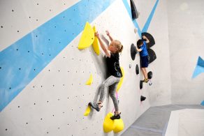 Erste Wettkampfsimulation 2020 in der Boulderwelt München Ost für unsere Youngsters