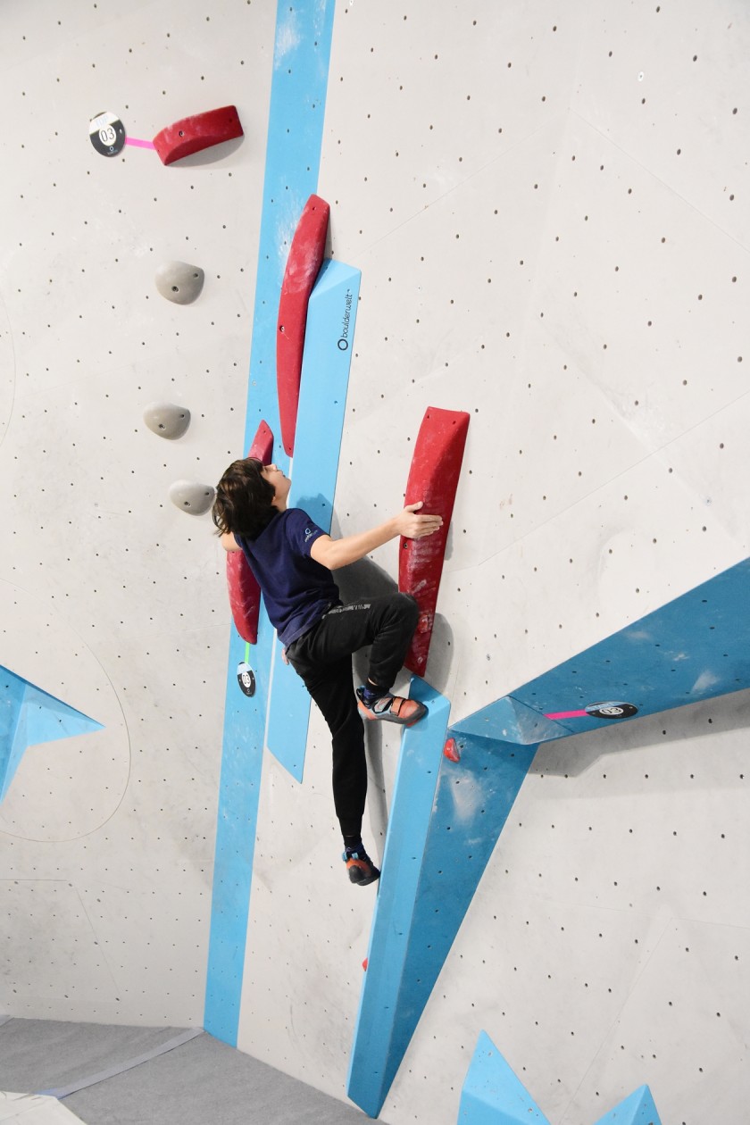 Erste Wettkampfsimulation 2020 in der Boulderwelt München Ost für unsere Youngsters