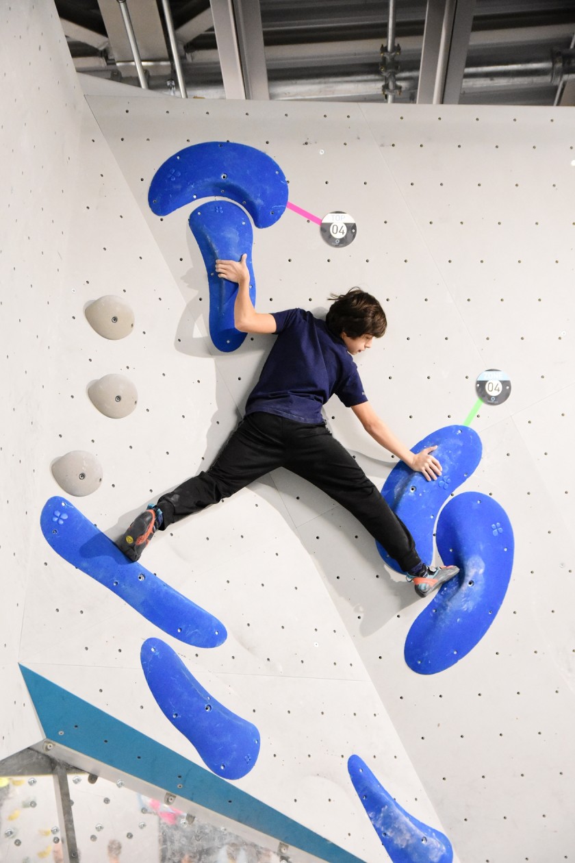 Erste Wettkampfsimulation 2020 in der Boulderwelt München Ost für unsere Youngsters