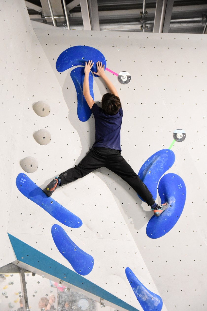 Erste Wettkampfsimulation 2020 in der Boulderwelt München Ost für unsere Youngsters