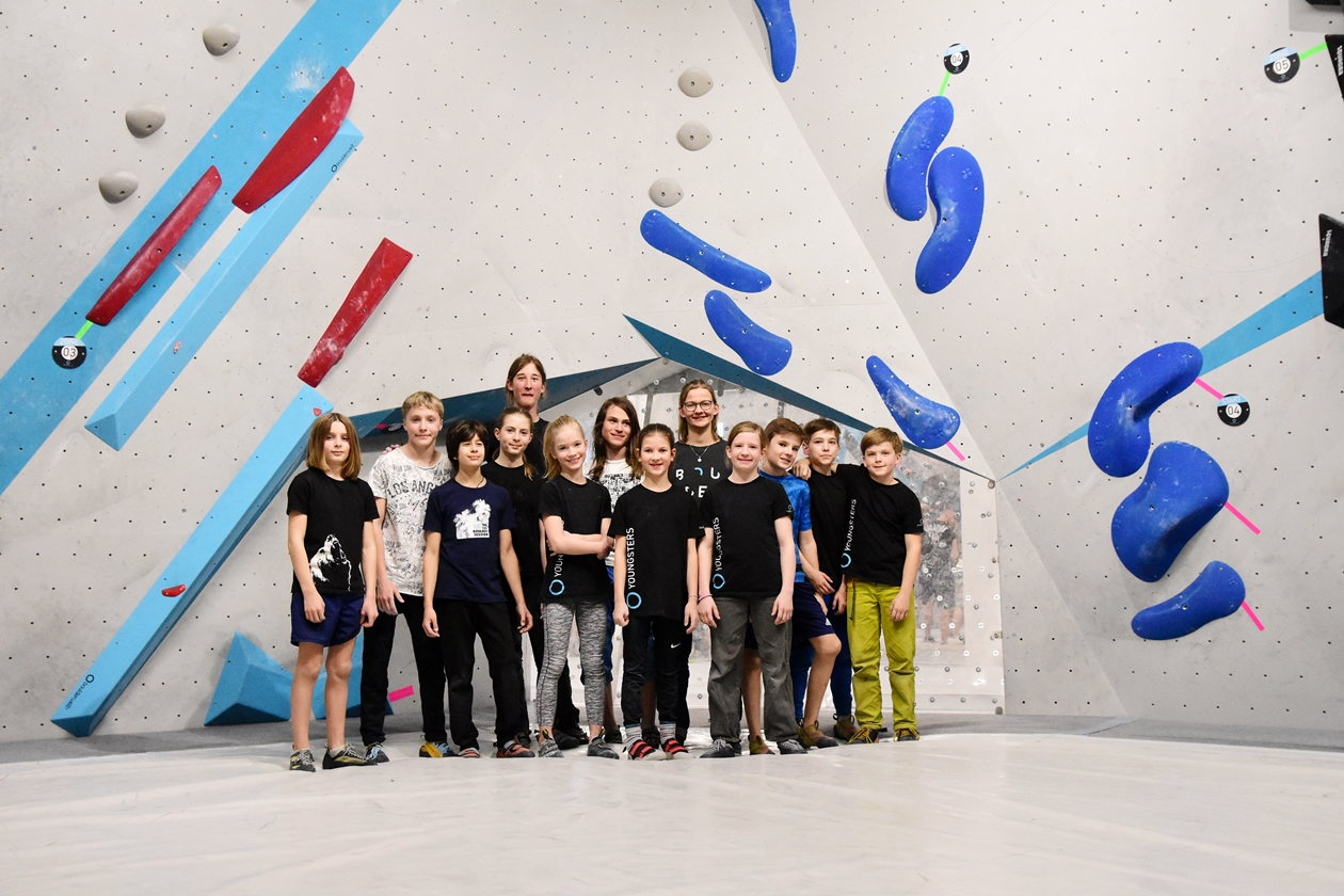 Erste Wettkampfsimulation 2020 in der Boulderwelt München Ost für unsere Youngsters