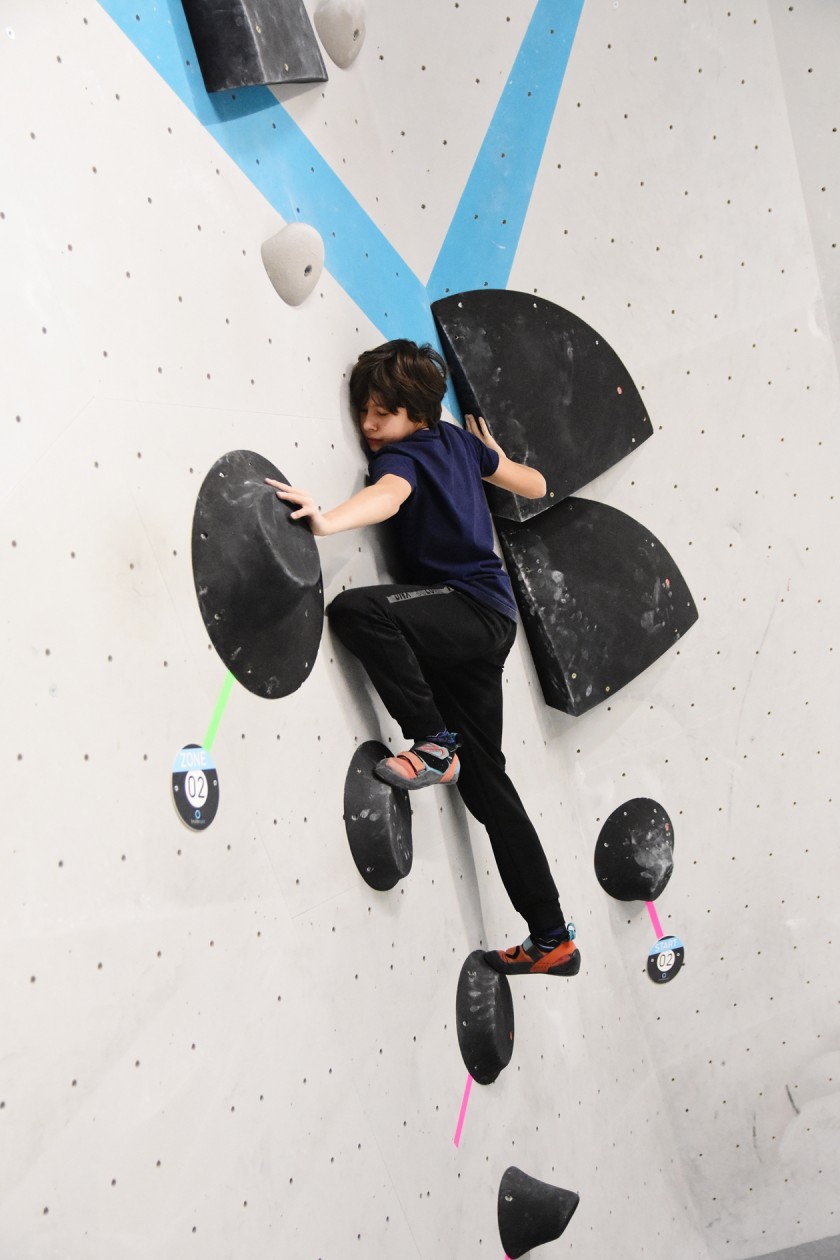 Erste Wettkampfsimulation 2020 in der Boulderwelt München Ost für unsere Youngsters