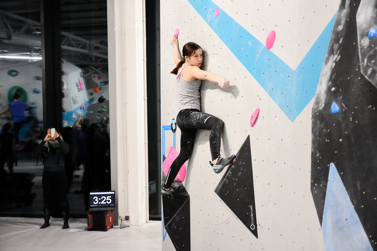 Wettkampf Simulation für unsere Boulderwelt Youngsters und Athleten in der Boulderwelt München Ost