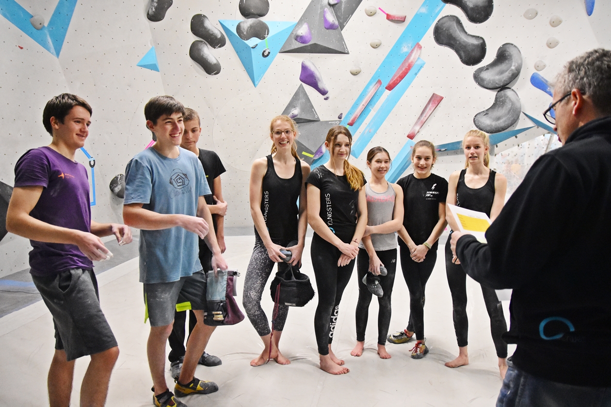 Wettkampf Simulation für unsere Boulderwelt Youngsters und Athleten in der Boulderwelt München Ost